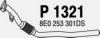 FENNO P1321 Exhaust Pipe